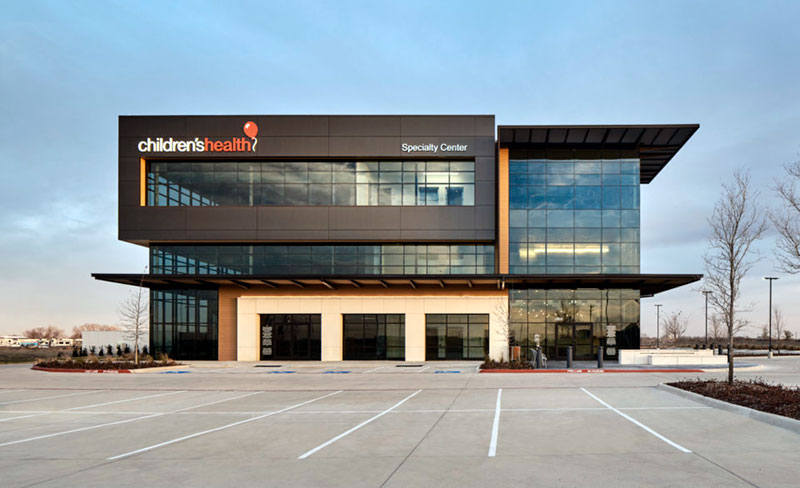 Exterior view of medical office building in Prosper