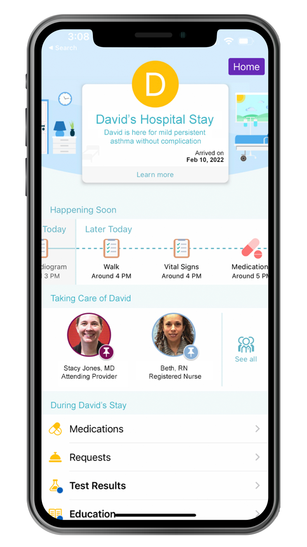 Children's Health App Bedside