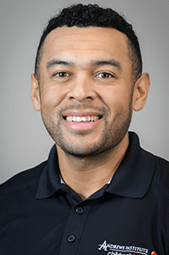 Dhalston Cage is a physical therapist at Children's Health Andrew Institute